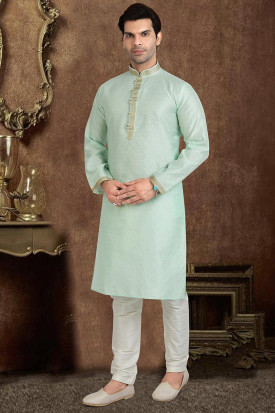 Mint green kurta hot sale pajama