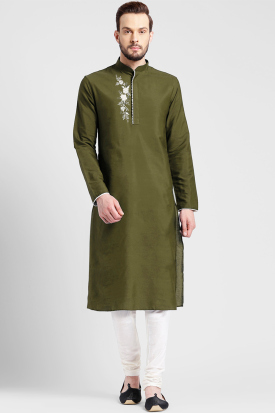 Gota Patti Kurta Pajama Men Clothing - Main Image