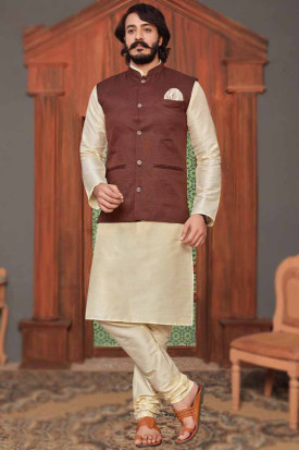 Kurta with waistcoat for ladies store