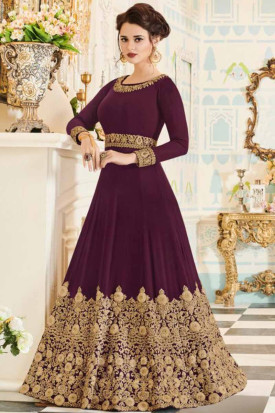 Anarkali dress materials outlet
