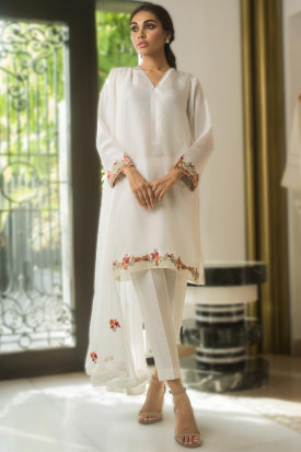 White silk salwar kameez 2025
