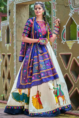 Phulkari lehenga clearance choli
