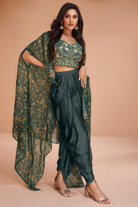 Stylish Dhoti Salwar Suits for Women Andaaz Fashion USA