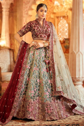 Silver Lehenga Choli Buy Silver Lehenga Choli for Women Online in UK