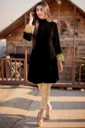 Lace design on plain suit outlet