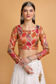 White Traditional Georgette Lehenga for Wedding & Party