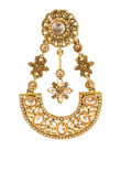 Ethnic chain drop earrings