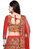 Maroon Art Silk Lehenga with Art Silk Choli