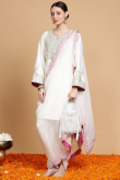 GUSTAKHIYAN – Pearl Blush Luxe Handcrafted Kurta Set