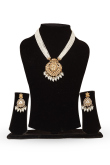 Royal Charm Pearl Necklace & Earrings Jewelry Set