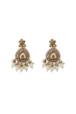 Royal Charm Pearl Necklace & Earrings Jewelry Set