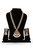 Kumbh Pendant Necklace with Circular Jhumka Set