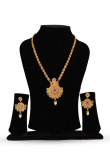 Alloy Multi Color Necklace And Earrings Jewellery Set