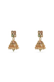 Multi Color Stone Necklace And Earrings Jewellery Set