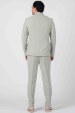 Ash Grey Viscose Jodhpuri Style Plain Men's Coat Pant