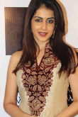 Beige Georgette Anarkali churidar Suit With Dupatta