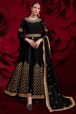 Black Georgette Anarkali Suit