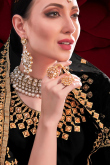 Black Georgette Anarkali Suit