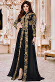 Black Georgette Party Wear Anarkali Suit