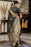 Black Tissue Woven Zari Light Weight Saree