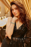 Bollywood Styal Black Sequins Embroidered Georgette Saree