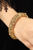 Alloy Gold Plated South Indian Style Bangle