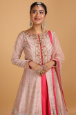 Silk Cerise Pink Wedding Wear Lehenga Choli