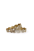 Gold-Pleated Stone-Studded Traditional Bangles