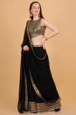 Sangeet Special Zari Embroidered Wedding Palazzo With Top