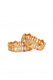 Gold Plated Kundan Studded Kada 