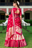 Cream Beige Silk Blend Lehenga With Printed Work For Diwali