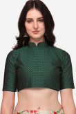 Cream Silk Digital print A-Line Style Lehenga