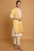 Yellow Net Dupatta