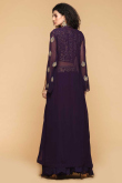 Purple Lehenga Choli with Jacket 