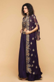 Purple Lehenga Choli with Jacket 