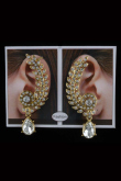 Studs Precious Silver Crystal & Gold Plated Earrings