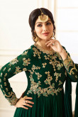 Bollywood Ayesha Takia Green Georgette Anarkali Churidar Suit