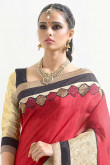 Red Art Silk Saree with Blouse