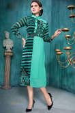 Sky Blue Georgette Kurti Tunic