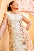 Digital Printed Viscose Light Peach Trouser Suit