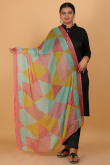 Multi Color Chiffon Printed Dupatta