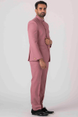 Dusty Pink Viscose Jodhpuri Style Plain Men's Coat Pant