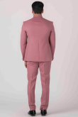 Dusty Pink Viscose Jodhpuri Style Plain Men's Coat Pant