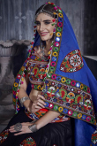 Embroidered Art Silk Red Lehenga