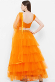 Embroidered Orange Lehenga Choli