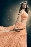 Festival Wear Sequins Embroidered Coral Peach Lehenga 