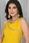 Georgette Mustard Yellow Gown with Sequins Work for Party