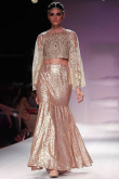 Gold Shimmer Embroidered Lehenga