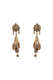 Stone Work Gold Plated Earrings