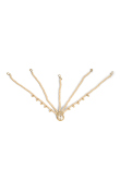 Gold Plated Pearl and Kundan Mathapatti